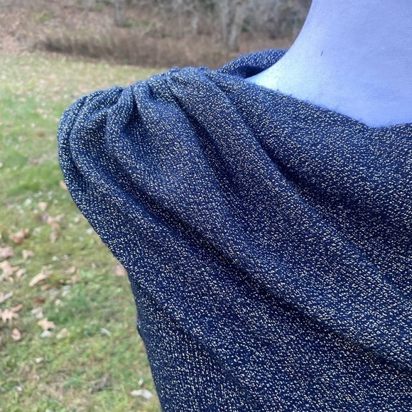 THML Dress Navy gold sparkles Women’s XSmall - Picture 4 of 10